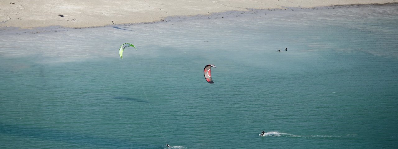 Le kitesurf au lac d'Achensee, © Achensee Tourismus
