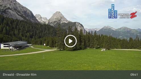 Webcam Ehrwalder Alm