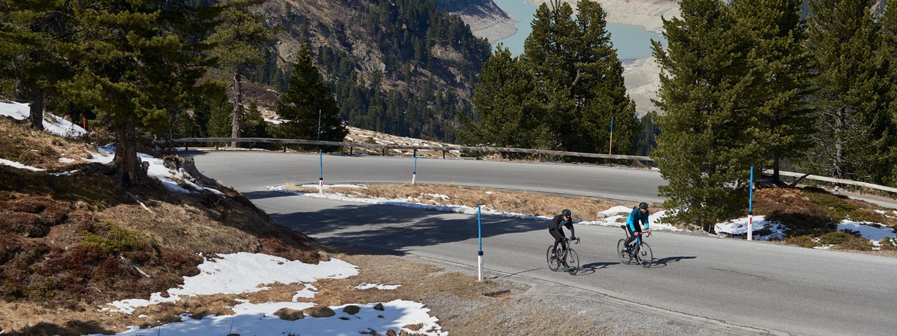 La route du glacier de la Kaunertal à vélo de course, © Tirol Werbung/Marshall George