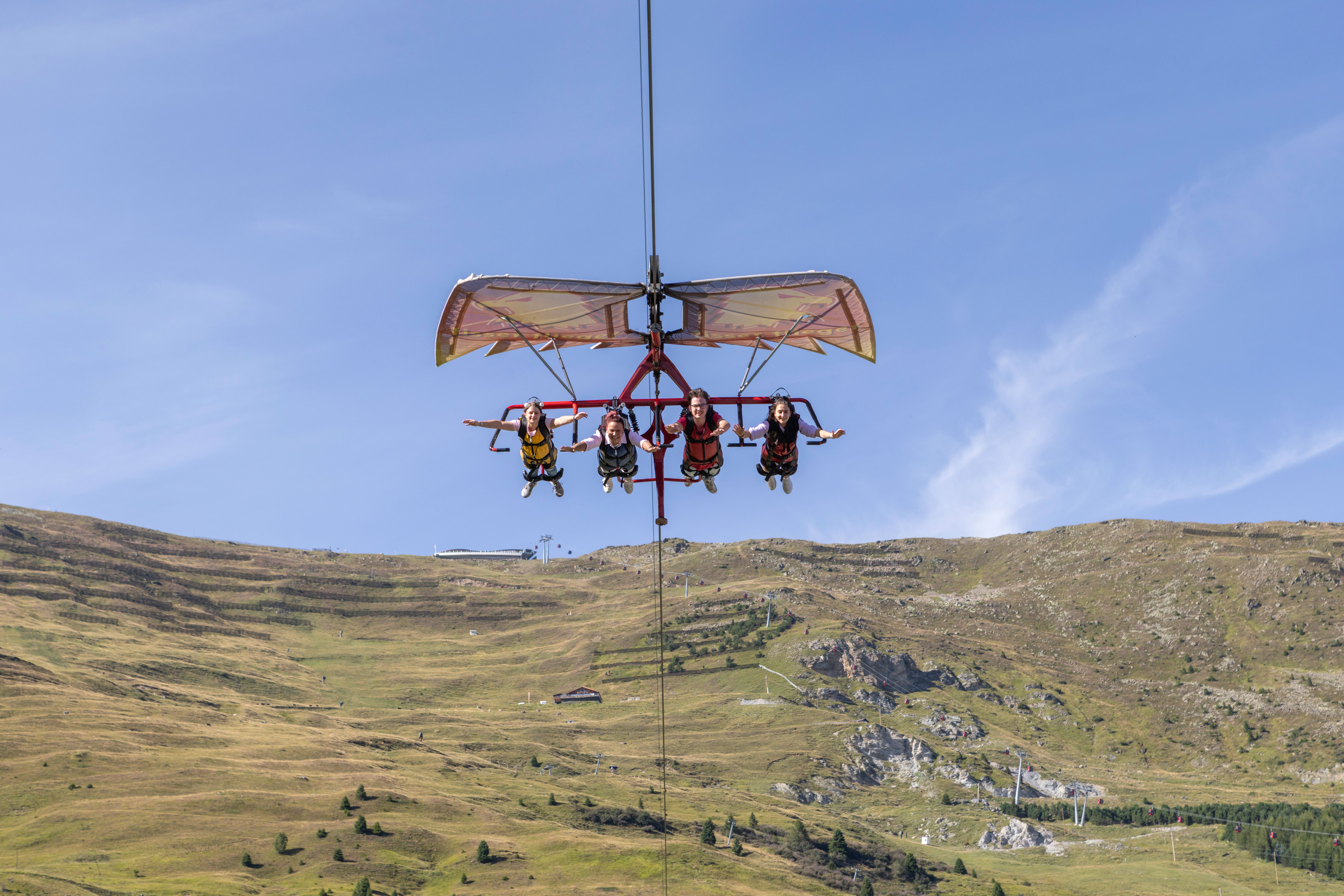 Fisser Flieger, Zipline am Berg