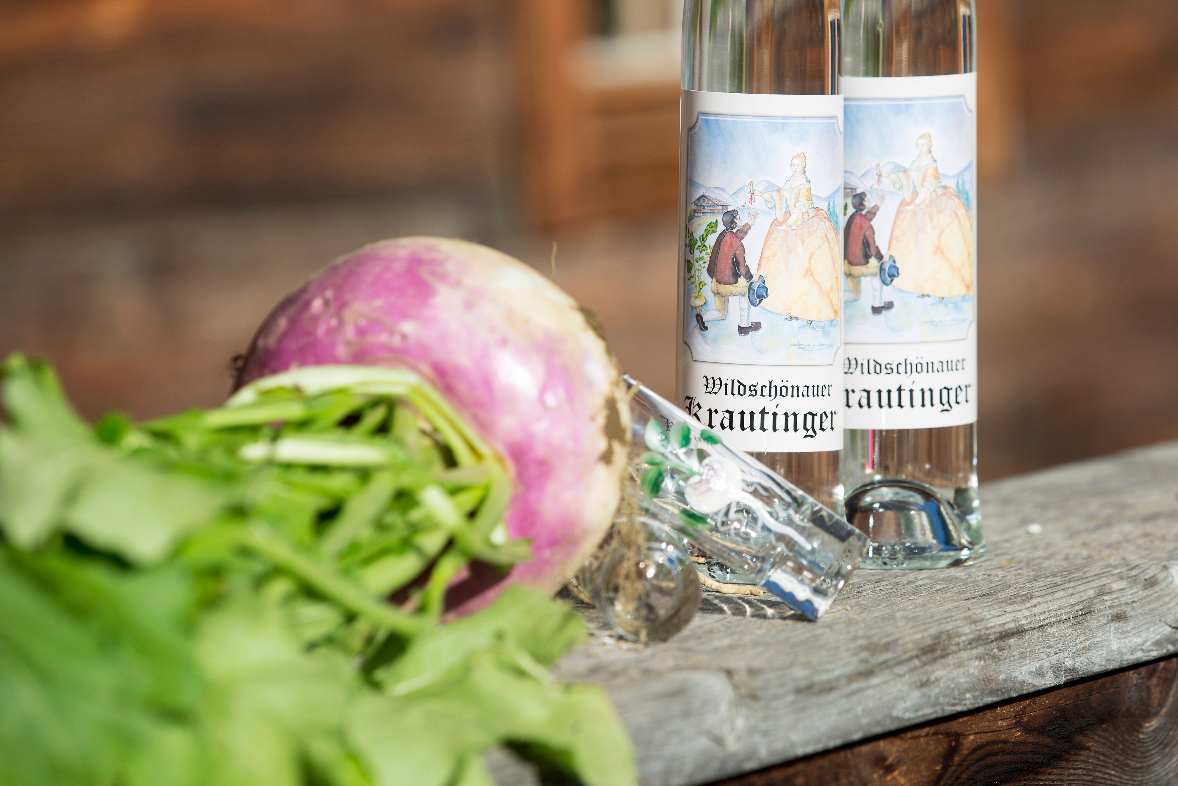 Wildschönauer Krautingerwoche Rüben und Krautinger Schnaps