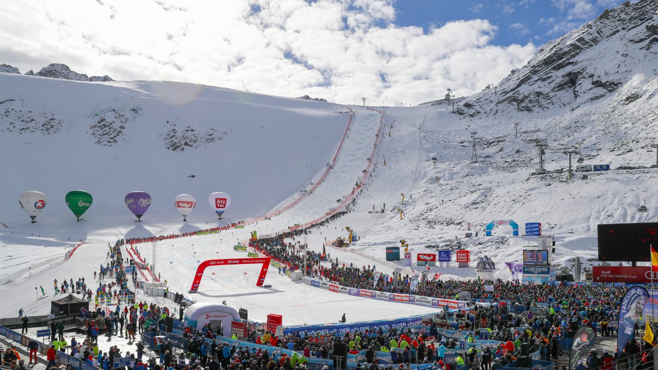 Ouverture des championnats du monde de ski FIS à Sölden, © Ötztal Tourismus/Markus Geisler