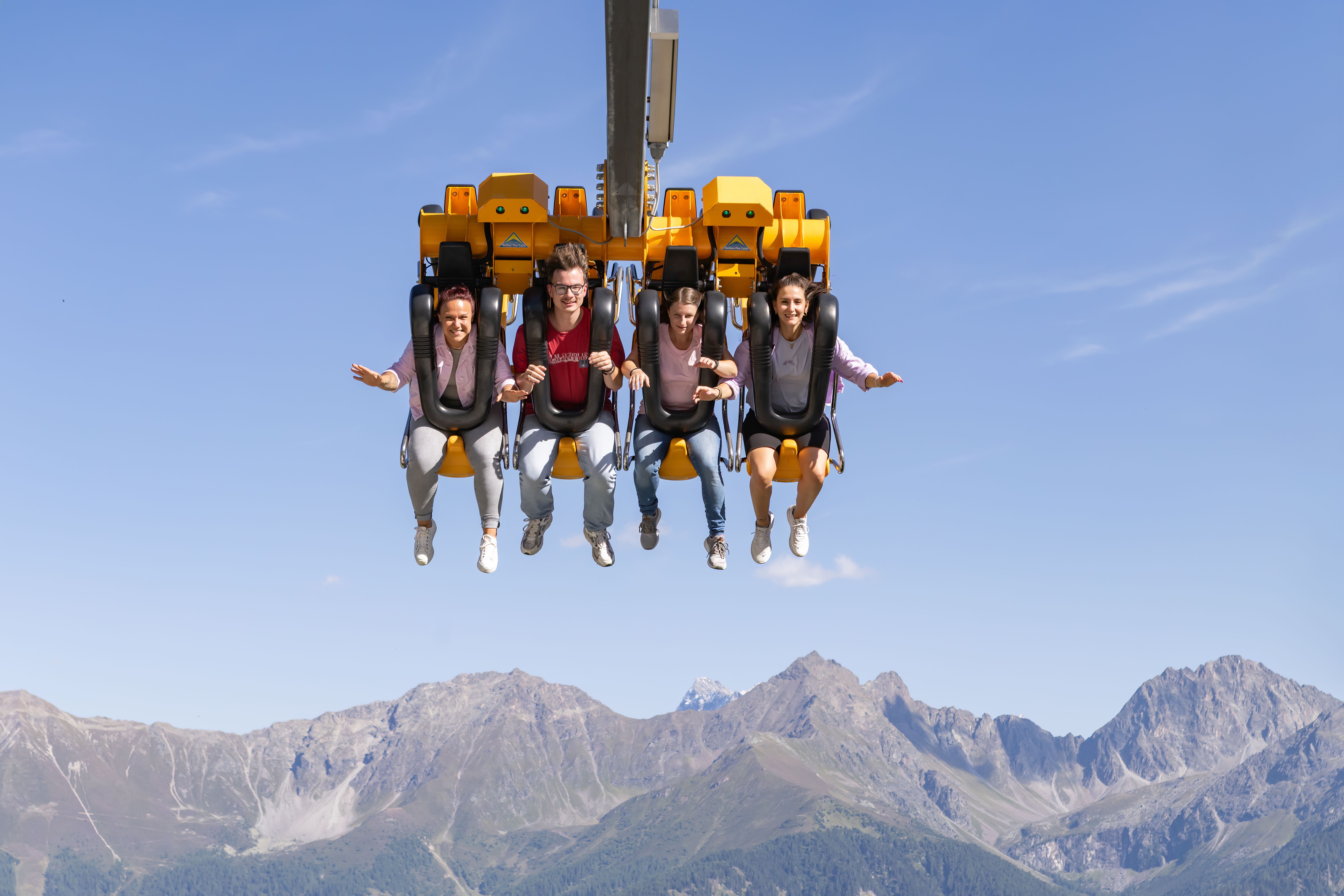 Skyswing Fiss, Riesenschaukel in den Bergen