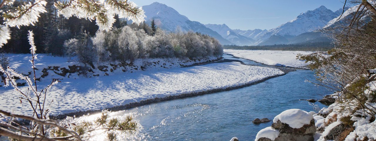 La vallée de Lechtal en hiver, © Naturparkregion Lechtal/Robert Eder