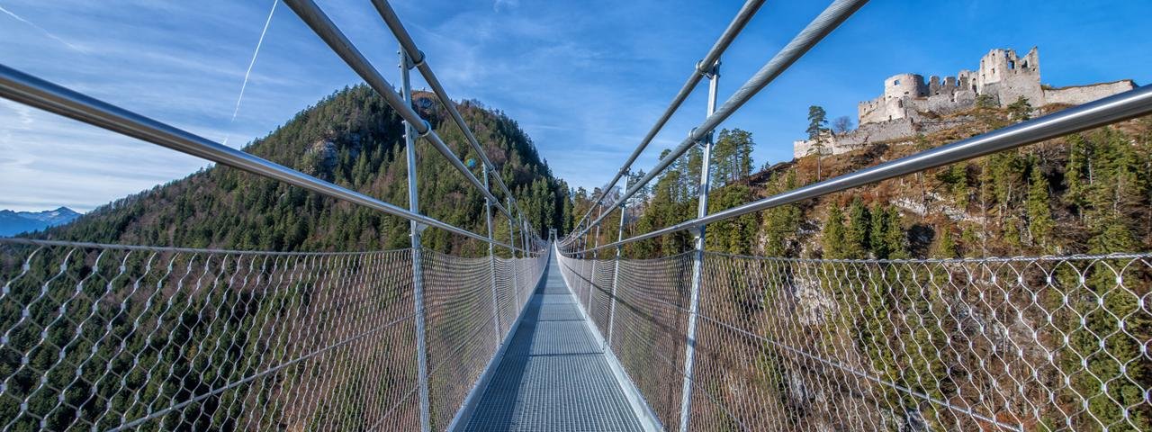 Le pont suspendu Highline179, © Ferienregion Reutte