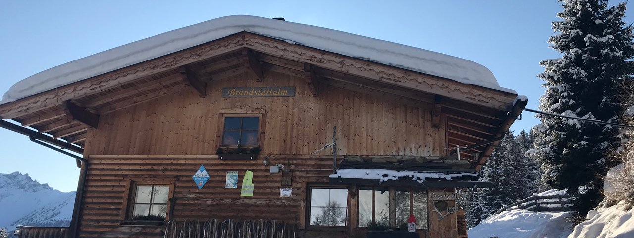 Piste de luge de l'auberge de montagne Brandstatt-Alm