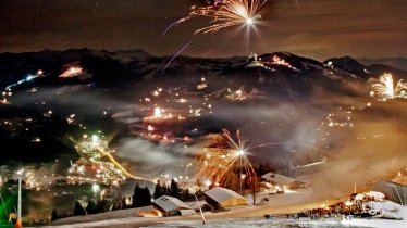 Hopfgarten fête l’entrée dans la nouvelle année depuis la Hohe Salve avec un grand feu d'artifice, © Thomas Trinkl