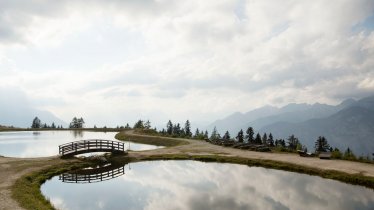 Lac de barrage près de l’alpage de Mutterer Alm, © Tirol Werbung/Frank Bauer