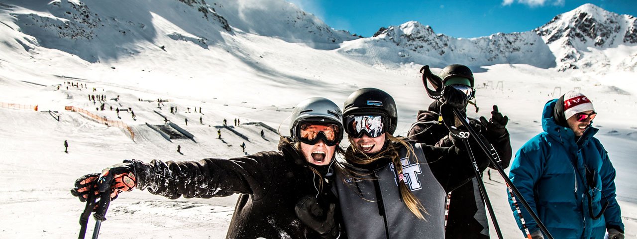 Bonne ambiance aux Spring Classics au glacier de Kaunertal, © Pitztaler Gletscherbahn