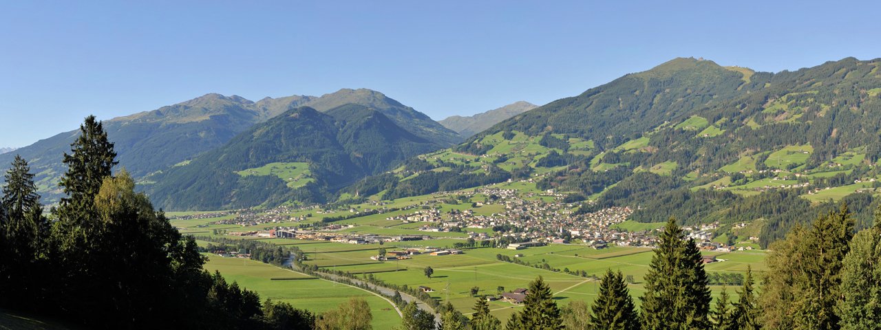 Vue sur Fügen en été, © Wörgötter & Friends