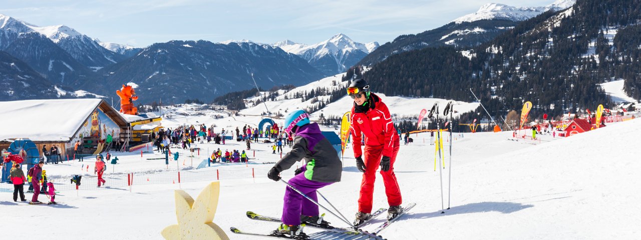 Cours de ski pour les enfants au Royaume des enfants Berta de Fiss, © Tirol Werbung/Robert Pupeter