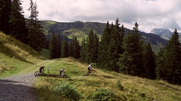 Le sentier monotrace Fleckalm Trail, © Tirol Werbung / Sebastian Schels