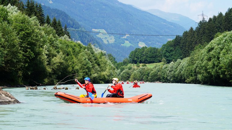 Kayak sur l'Isel, © TVB Osttirol