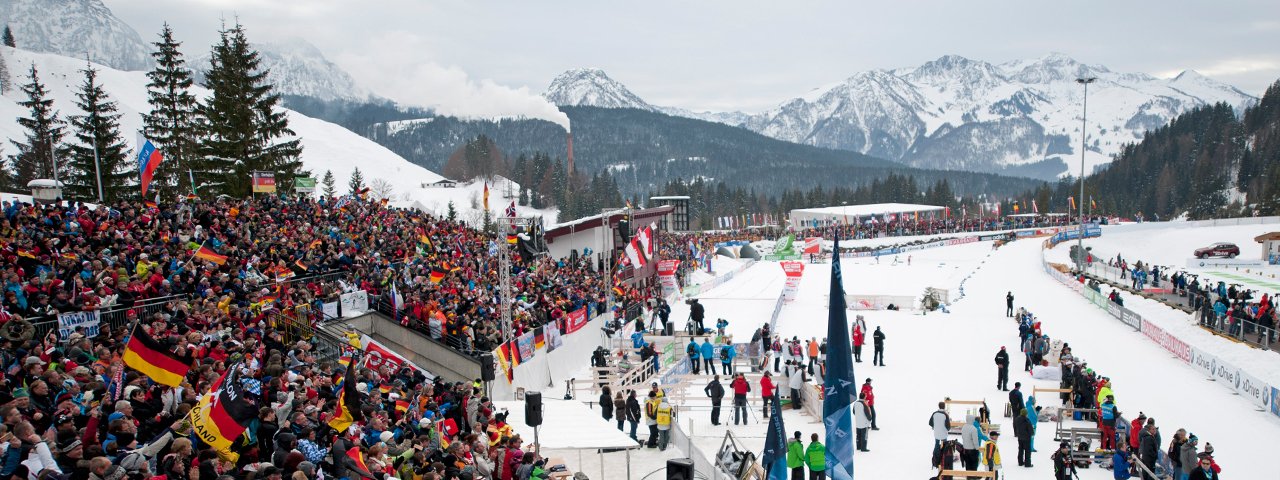 Le nouveau stade de biathlon d'Hochfilzen, © Schaadfoto