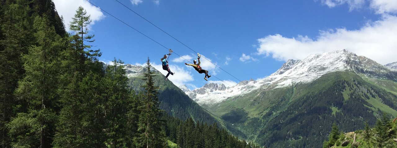 Le Skyfly à Ischgl, © TVB Paznaun-Ischgl