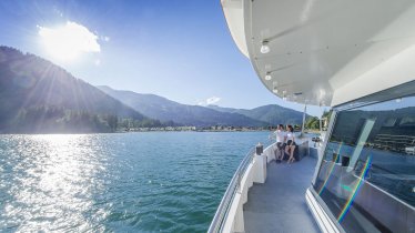 En bateau sur le grand lac d'Achensee, © Achensee Tourismus