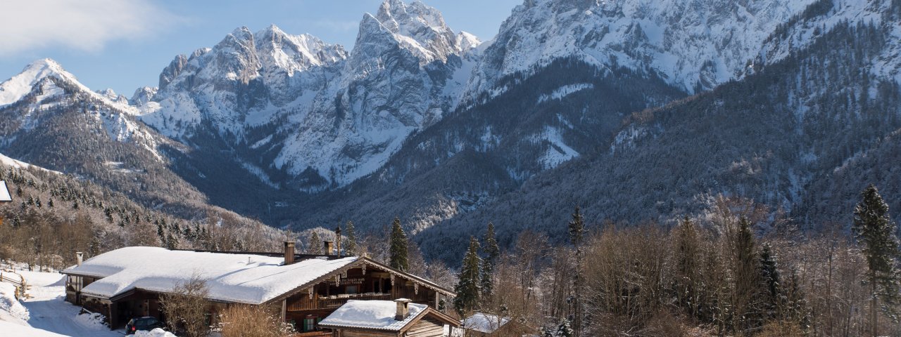 L'auberge Hinterkaiserhof dans la vallée de Kaisertal