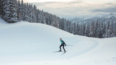 Ski de fond à Obertilliach, © Tirol Werbung / Katharina Poblotzki