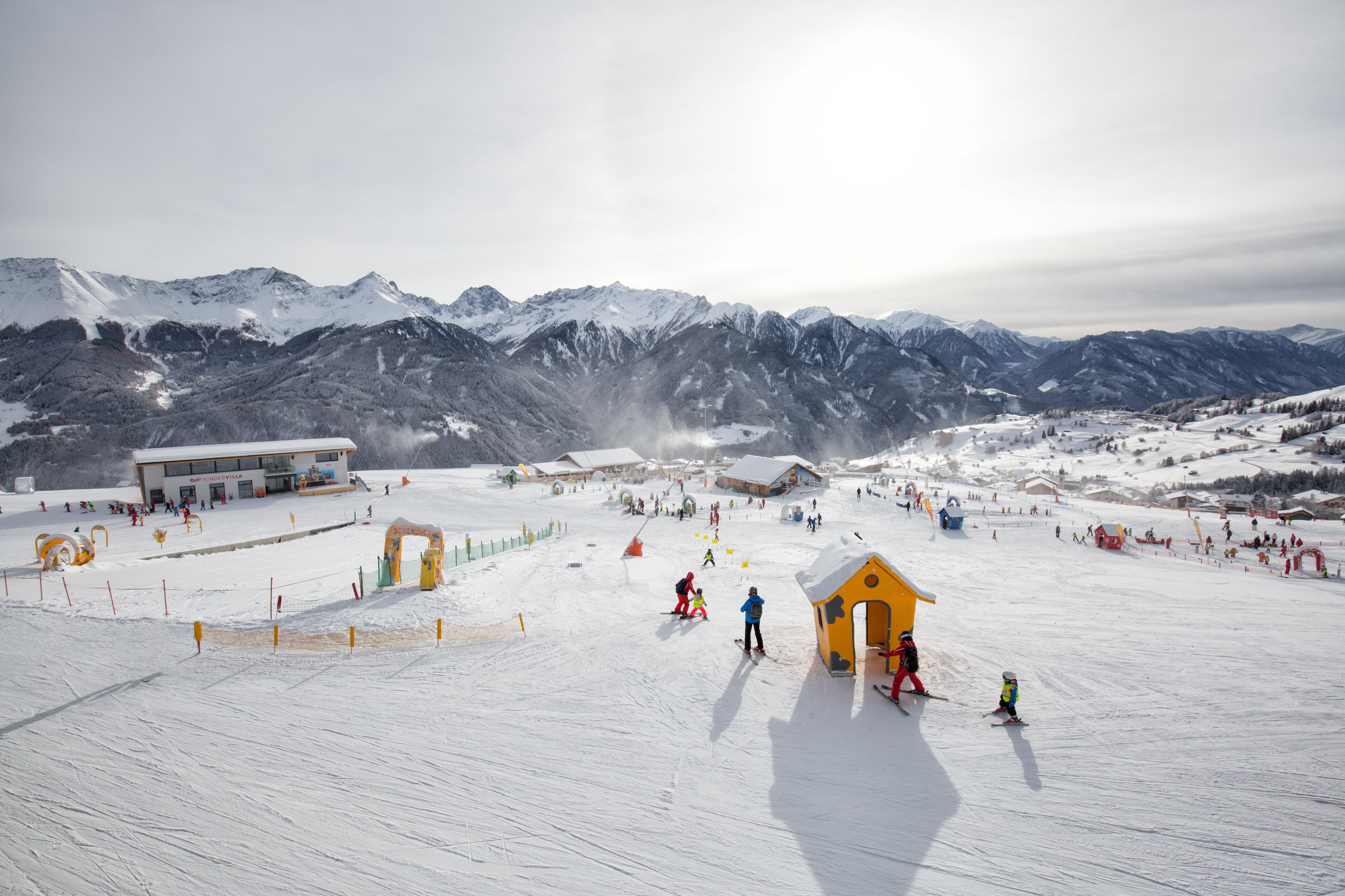 Kinderskibereich in der Region Serfaus-Fiss-Ladis