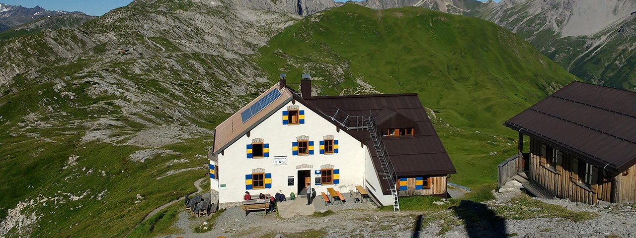 Étape 24 de la Voie de l’Aigle : Chalet de Kaiserjochhaus – St. Christoph am Arlberg, © Tirol Werbung/Michael Walzer