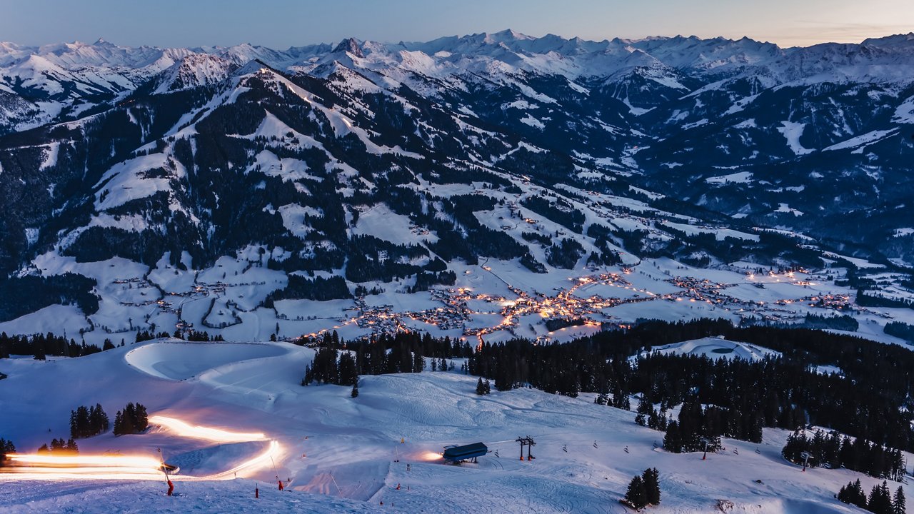 Vue sur Westendorf enneigée, © Maren Krings