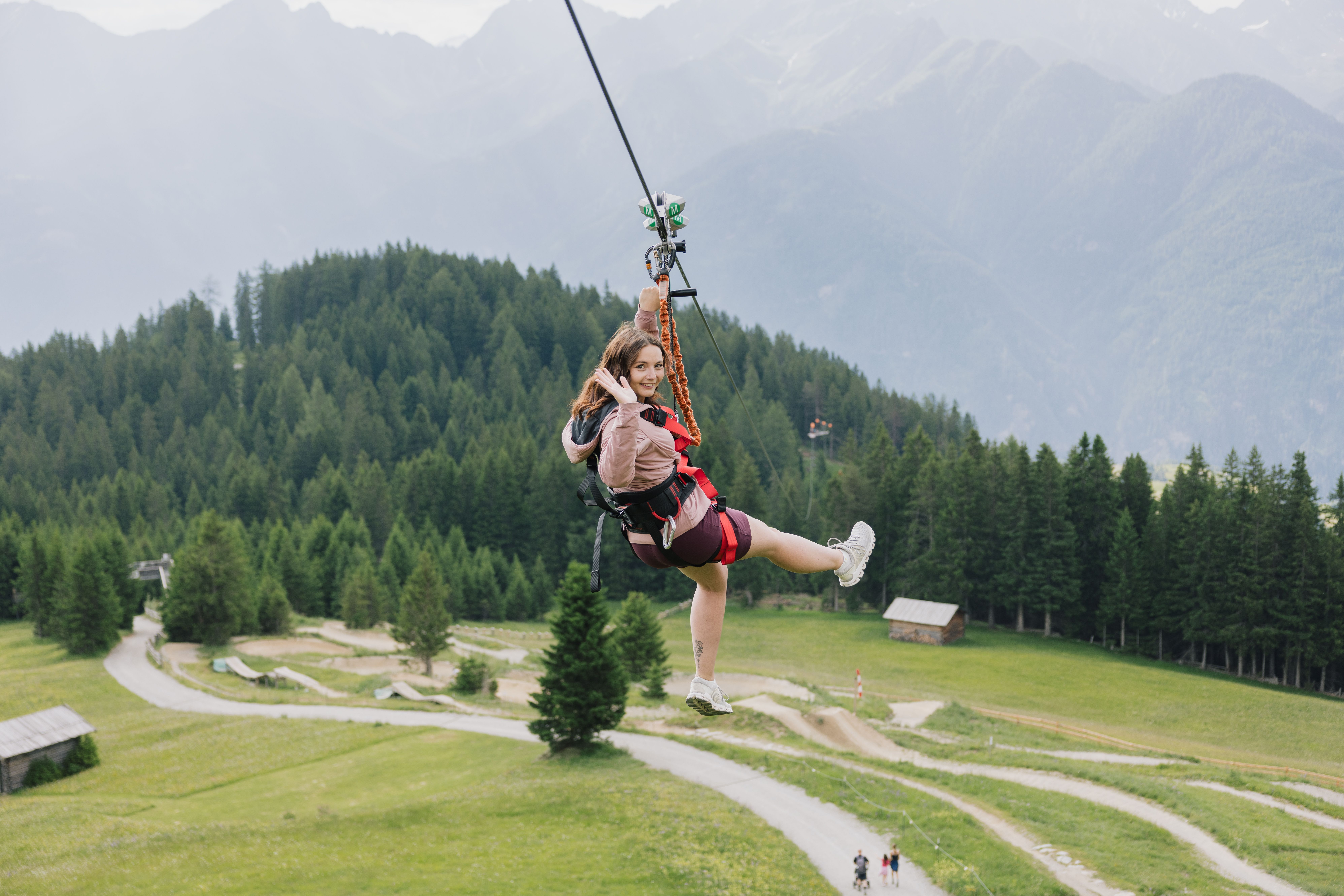 Serfauser Sauser, Zipline