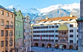 Le Petit Toit d'or dans la vieille ville d'Innsbruck, © Innsbruck Tourismus/Christoph Lackner