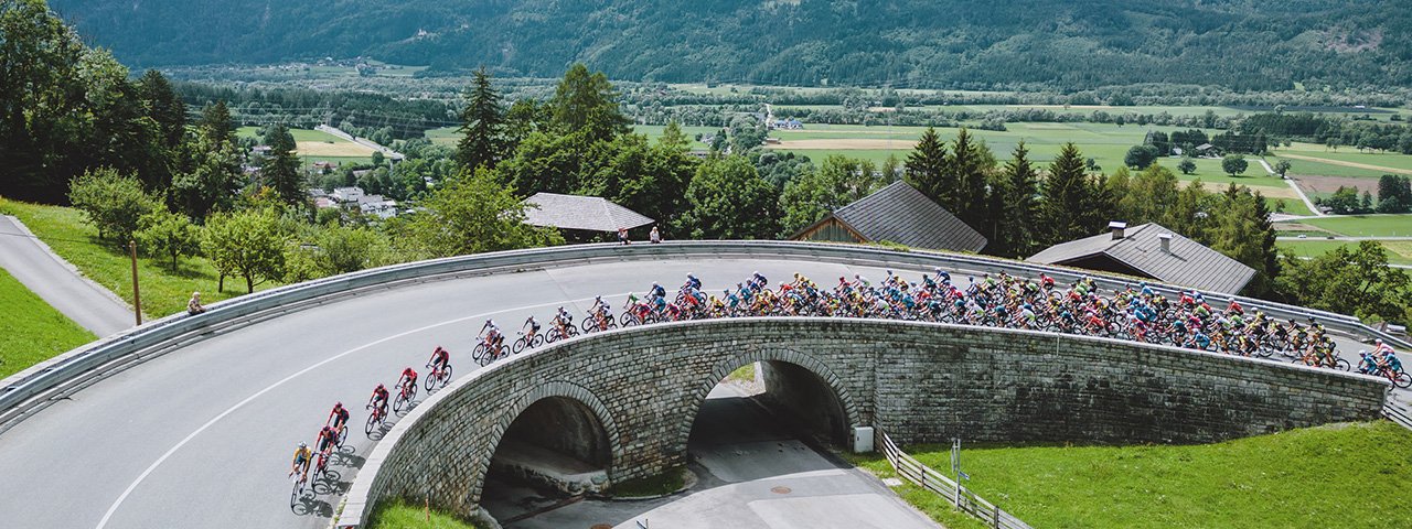 Etape en Tyrol oriental vers le col Iselsbergpass, © Tour of Austria