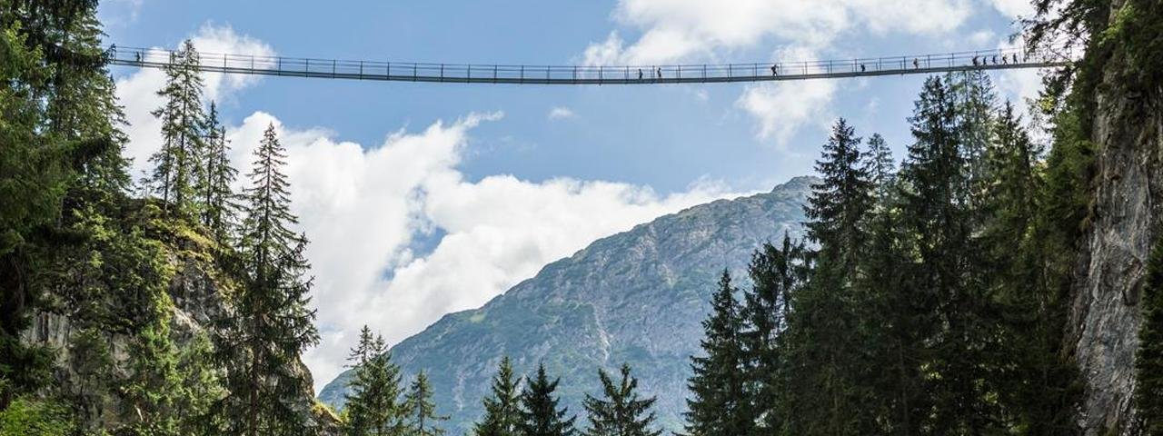 Pont suspendu de Holzgau, © Tirol Werbung/Neusser Peter