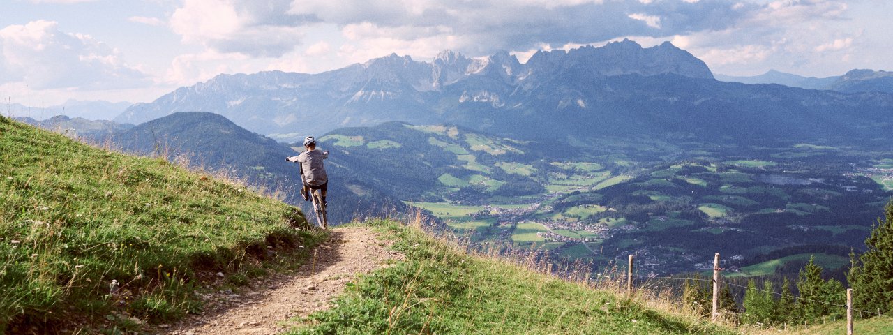 Le sentier monotrace Fleckalm Trail, © Tirol Werbung / Sebastian Schels