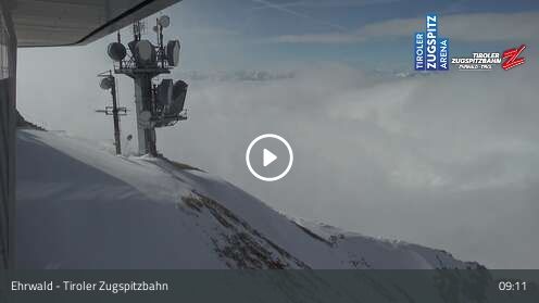 Webcam Tiroler Zugspitzbahn Bergstation