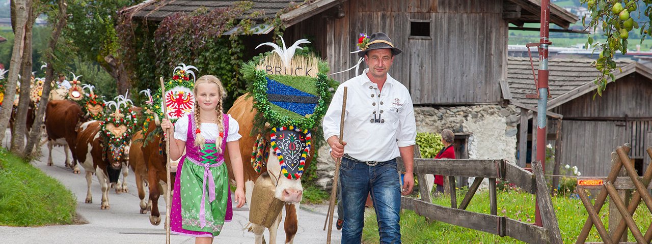 Fête de la transhumance dans la Erste Ferienregion de Zillertal, © Erste Ferienregion im Zillertal / Walter Kraiger