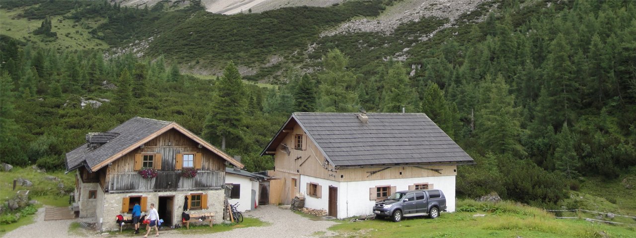 Étape 11 de la Voie de l'Aigle : Chalet du Karwendel – Chalet et alpage de Hallerangeralm, © Tirol Werbung/Holger Gassler