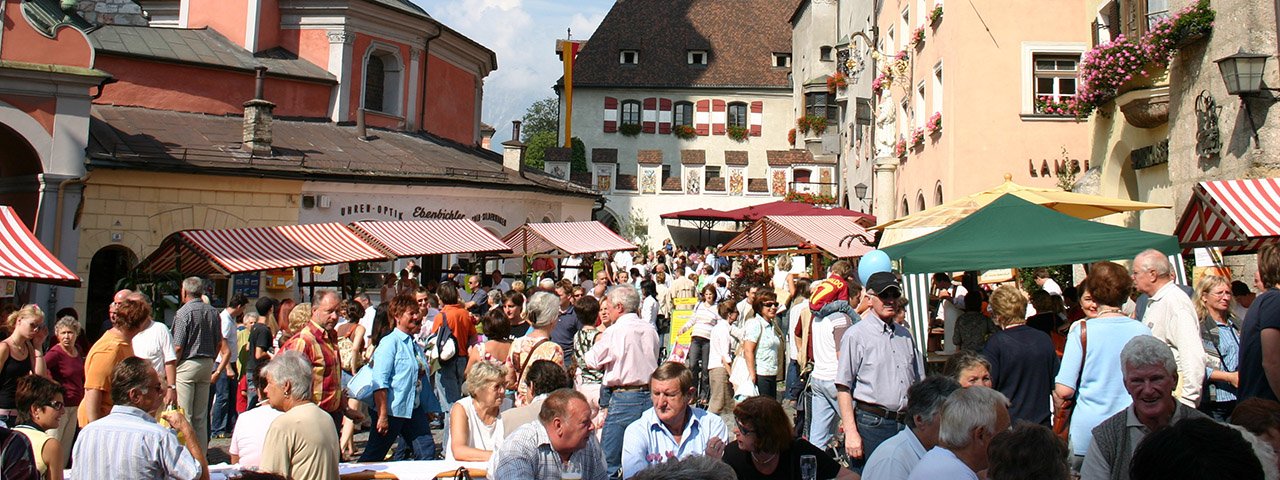 Le marché paysan de Hall a lieu début octobre, © Region Hall-Wattens