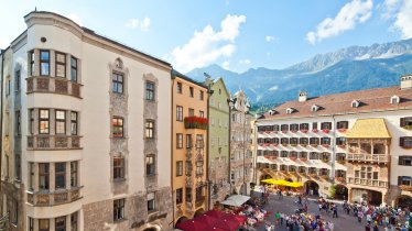 Le Petit Toit d'or dans la vieille ville d'Innsbruck, © TVB Innsbruck /Christoph Lackner
