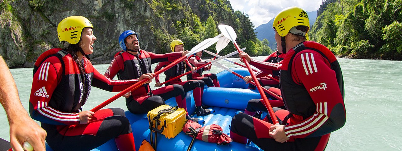 Rafting dans les gorges d'Imst (Imster Schlucht), © Tirol Werbung/Neusser Peter