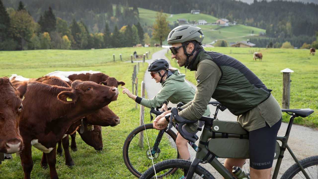 Excursion à vélo gravel autour de Fieberbrunn, vallée de Pillerseetal, © Tirol Werbung / Oliver Soulas
