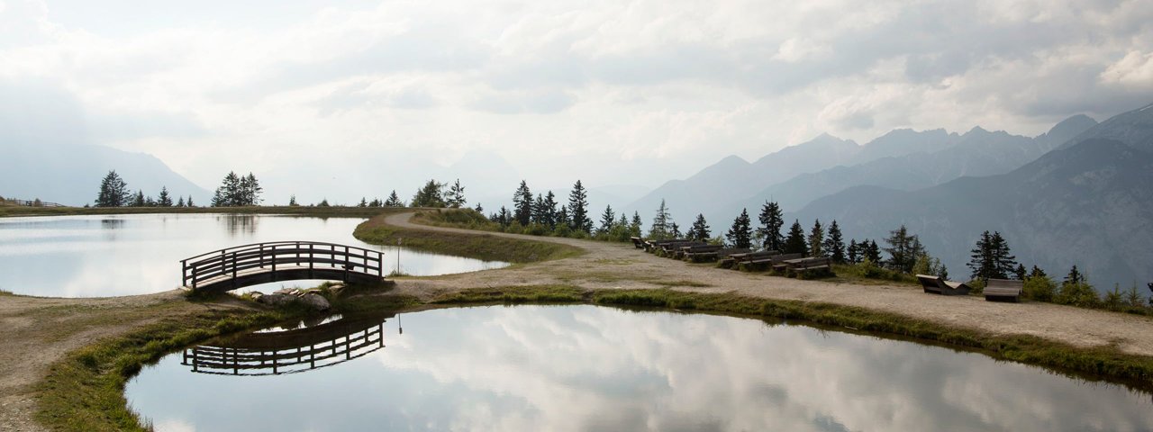 Lac de barrage près de l’alpage de Mutterer Alm, © Tirol Werbung/Frank Bauer