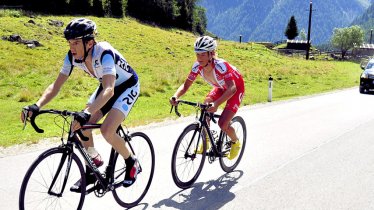 La course cycliste Bergkaiser part d'Innsbruck et finit au-delà de 2 000 mètres d'altitude à Kühtai, © RC Radsportevents Tirol