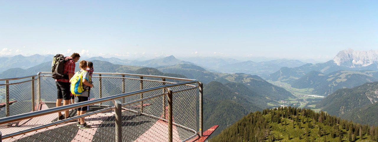 Plate-forme panoramique dans le Triassic-Park, © Tirol Werbung/Frank Bauer